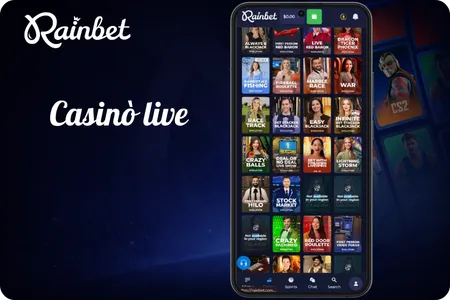 Rainbet Casinò live