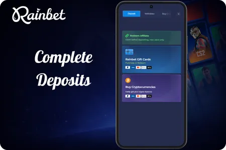 Rainbet Complete Deposits
