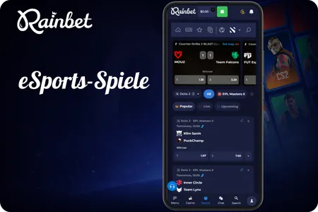 Rainbet eSports-Spiele