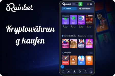 Rainbet Kryptowährung kaufen