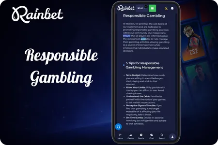 Rainbet Responsible Gambling
