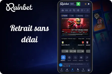 Rainbet Retrait sans délai