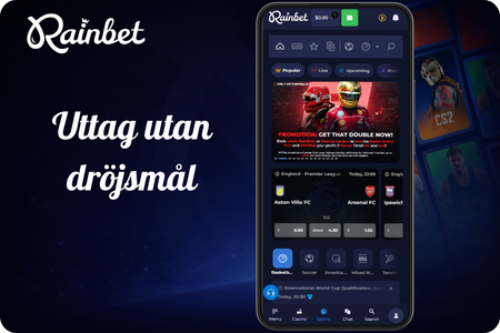 Rainbet Uttag utan dröjsmål